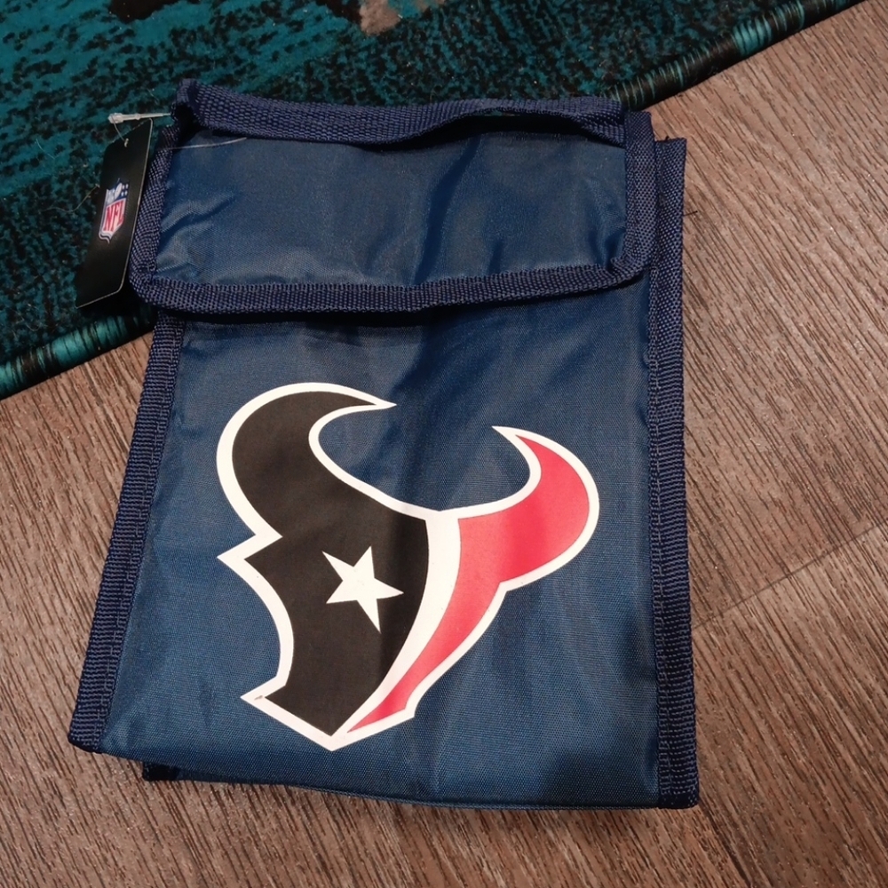 NFL Houston Texans Blue Lunch Bag